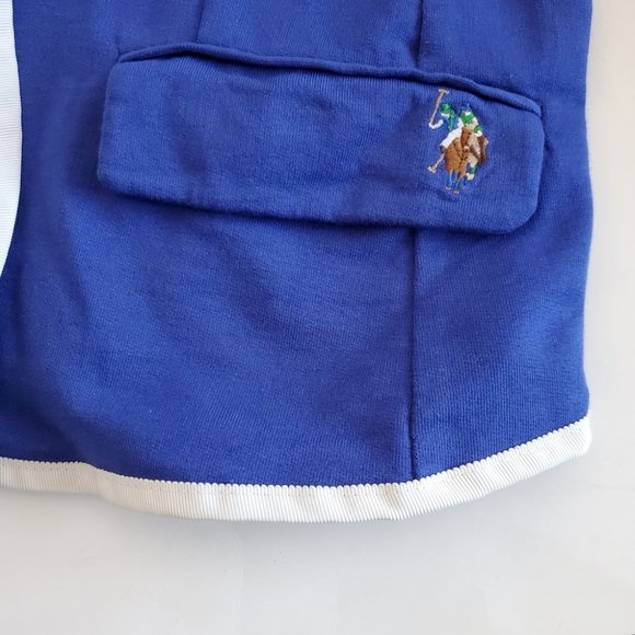 Ralph Lauren Rugby Quartet Varsity Oxford Ivy League Sport Coat Blazer, Blue, M - Picture 5 of 8